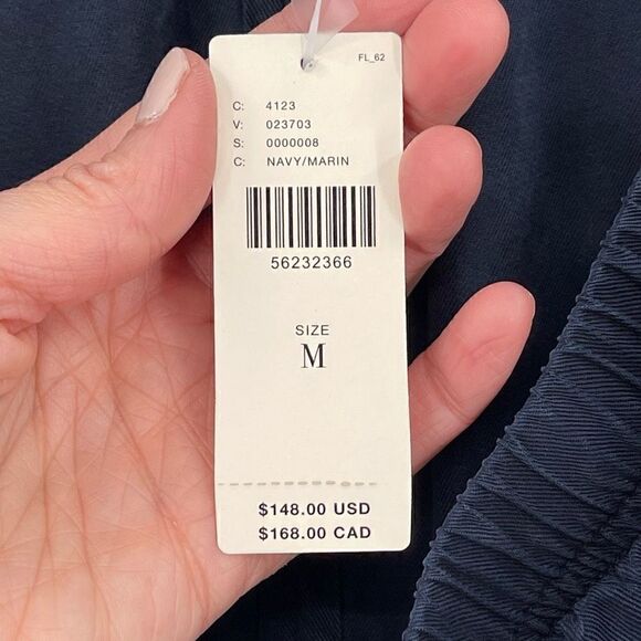 Anthropologie On The Road Tencel Strapless Jumpsuit Jogger Blue Women Medium - Picture 8 of 10